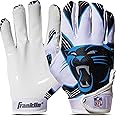 Franklin Sports Youth NFL Football Receiver Gloves - Kids Football Gloves Pair - NFL Team Logos and Silicone Palm - All Youth Sizes - Great Game Gear + Football Costume Accessory