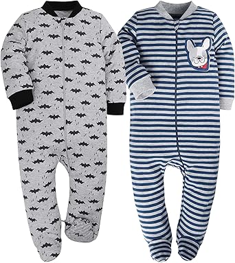 long sleeve footed onesies
