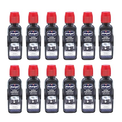 Durgol Swiss Spezial Espresso Entkalker 8 Fl. a 125ml + 4 Fl. á 125 ml Gratis Muster