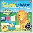 eeBoo: Lion in My Way Game, A Game of Imaginative Problem Solving, Educational Games That Cultivates Conversation, Socialization, and Skill-Building, Perfect for Ages 5 and up