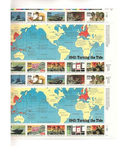 Amazon.com: 1944 WWII Road to Victory Sheet Collectible Stamp