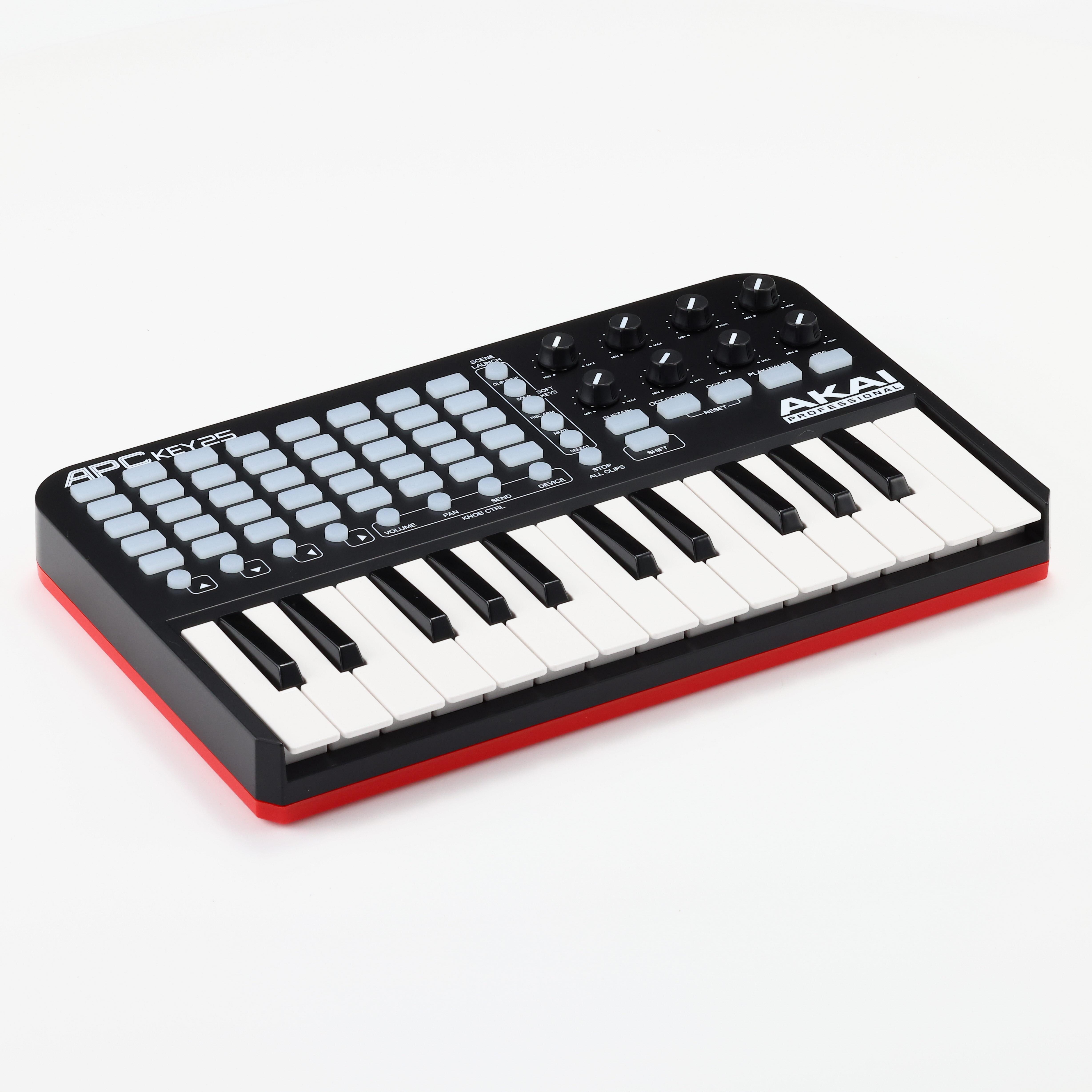 Akai Professional Apc Key 25 Usb Midi Keyboard Controller For Ableton Live With 25 Piano Style Keys 40 Buttons And 8 Assignable Encoders Amazon Ca Musical Instruments Stage Studio Akai Professional Apc Key 25 Usb Midi Keyboard Controller For Ableton Live With 25 Piano Style Keys 40 Buttons And 8 Assignable Encoders Amazon Ca Musical Instruments Stage Studio