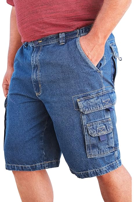 Big And Tall Cargo Shorts For Men ROCXL Big Tall Men's Denim