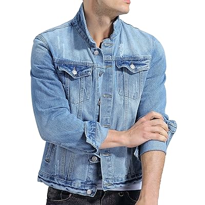 Buy Stylish Denim Jacket for Men KOGO Online Kuwait Ubuy