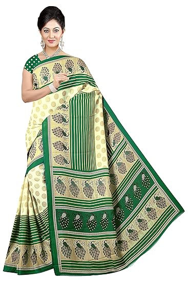 Winza Designer Womens Art Silk Saree With Blouse (ART-13)