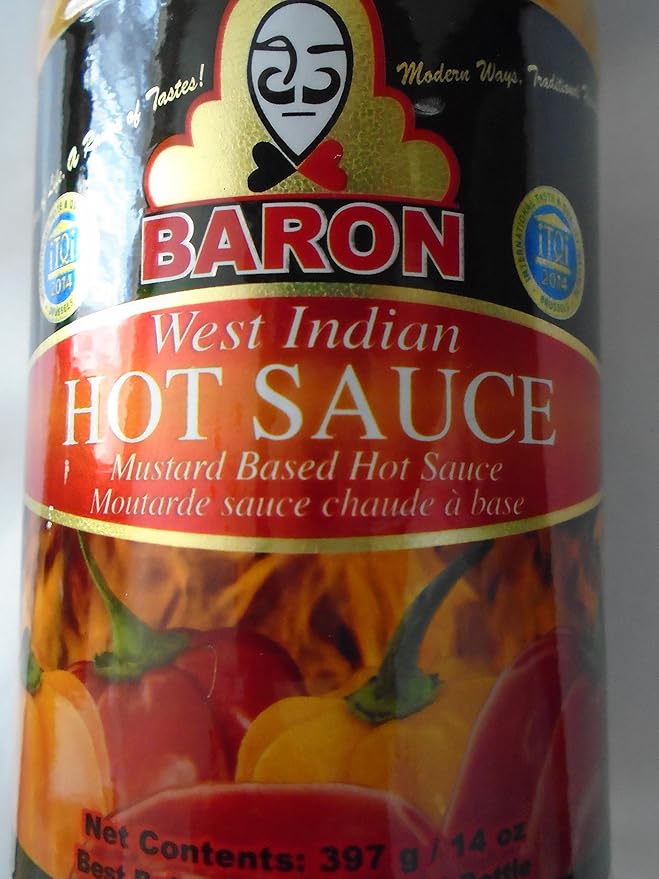 Baron West Indian Hot Sauce 397g (Pack of 2) Amazon.co.uk Grocery