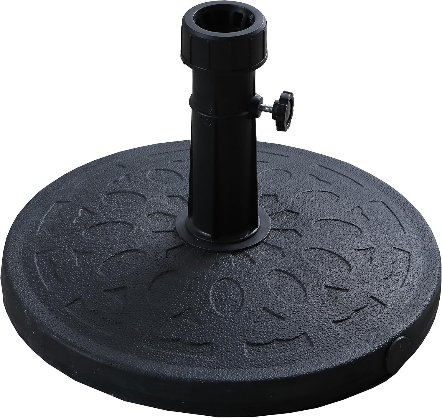 Patio Umbrella Base Weight 15kg 34 Lbs Stand Holder For Outdoor Market Umbrellas Pole Upto 48mm Weather Resistant Heavy Duty Rust Free Garden Parasol Anchor Black Amazon Ca Home Kitchen