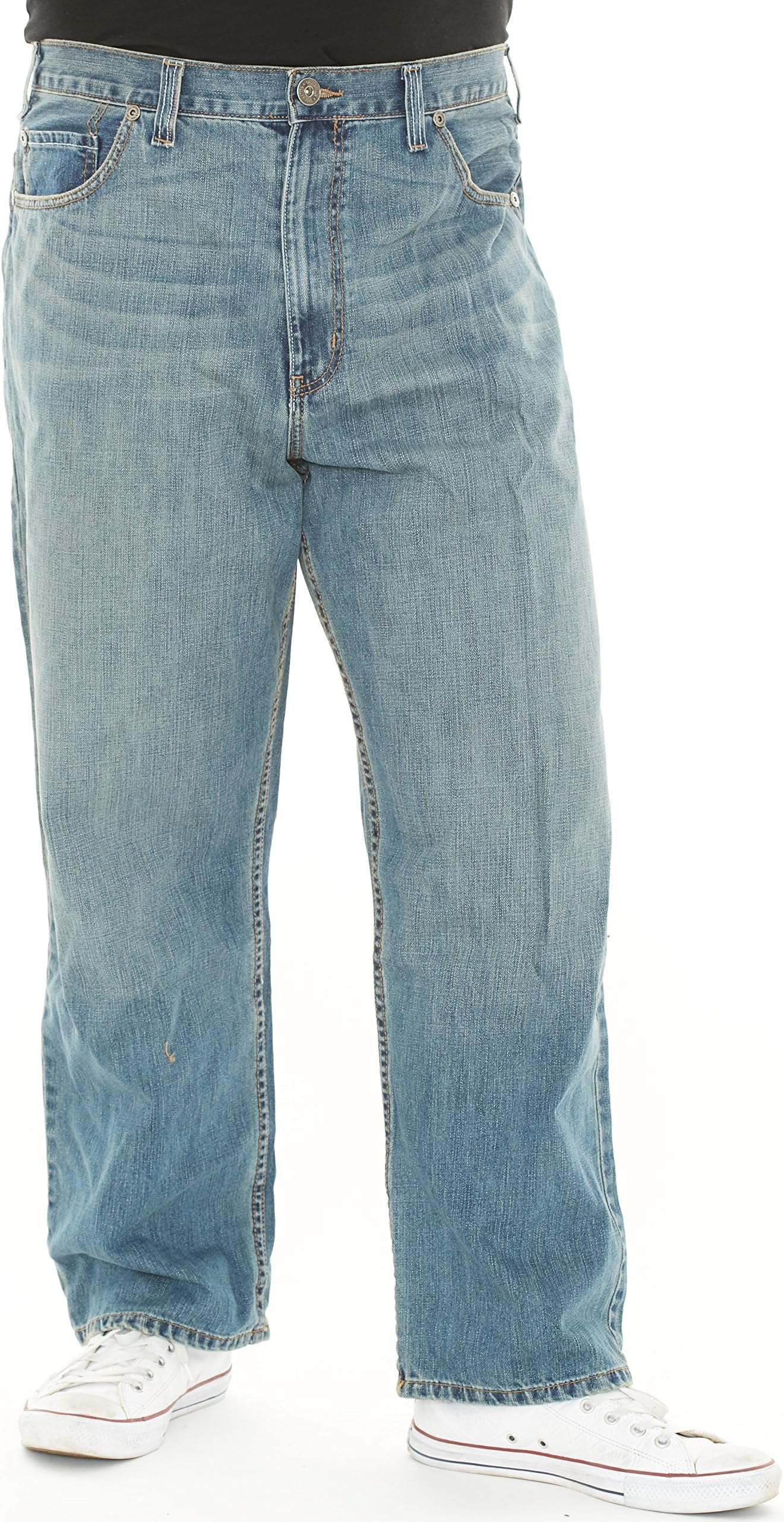 True Nation Men's Big and Tall Loose Fit Jeans