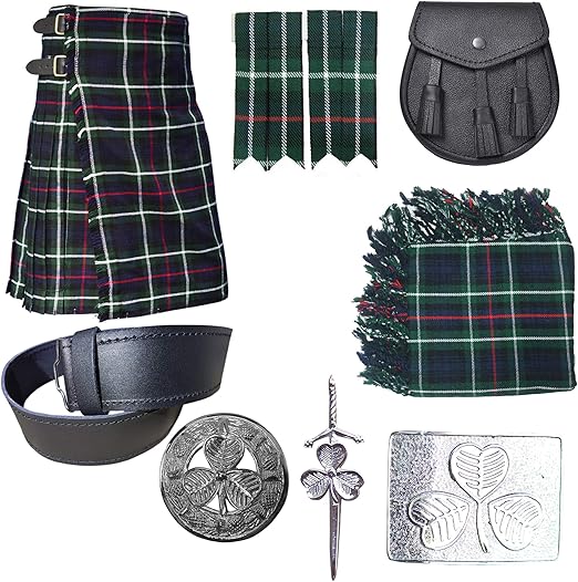 Scottish Thistle ST635 Spilla Per Kilt Scozzese In Metallo Cromato - Nodo Celtico 4 Pollici | Decorazione Tradizionale Nylon Kittel - Foto 8