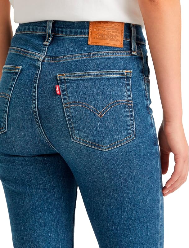 Femme Jeans 724 High Rise Straight, Blue Wave Mid, 27W / 30L — photo 3 sur 8