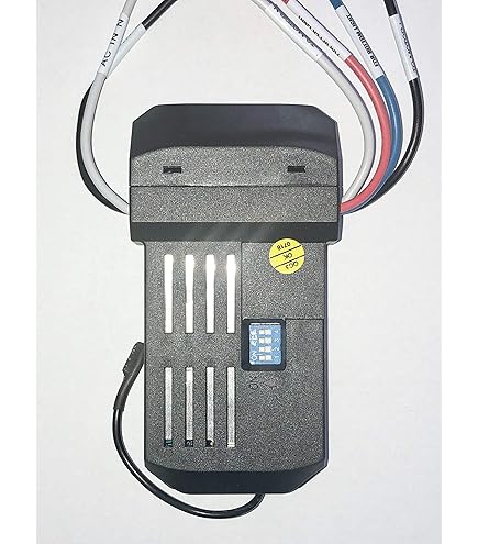 CHQ9051T Wireless Wall Switch Ceiling Fan Remote Control For 3-Speed Fans With Up & Down Light And Reverse Keys