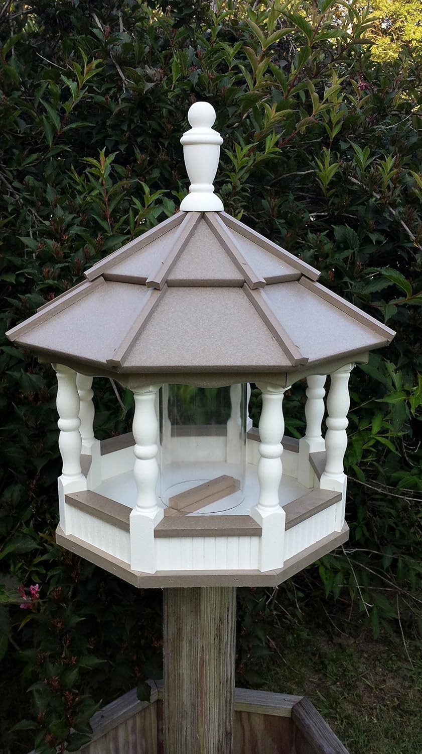 Amazon Com Large Spindle Gazebo Vinyl Bird Feeder Amish Homemade