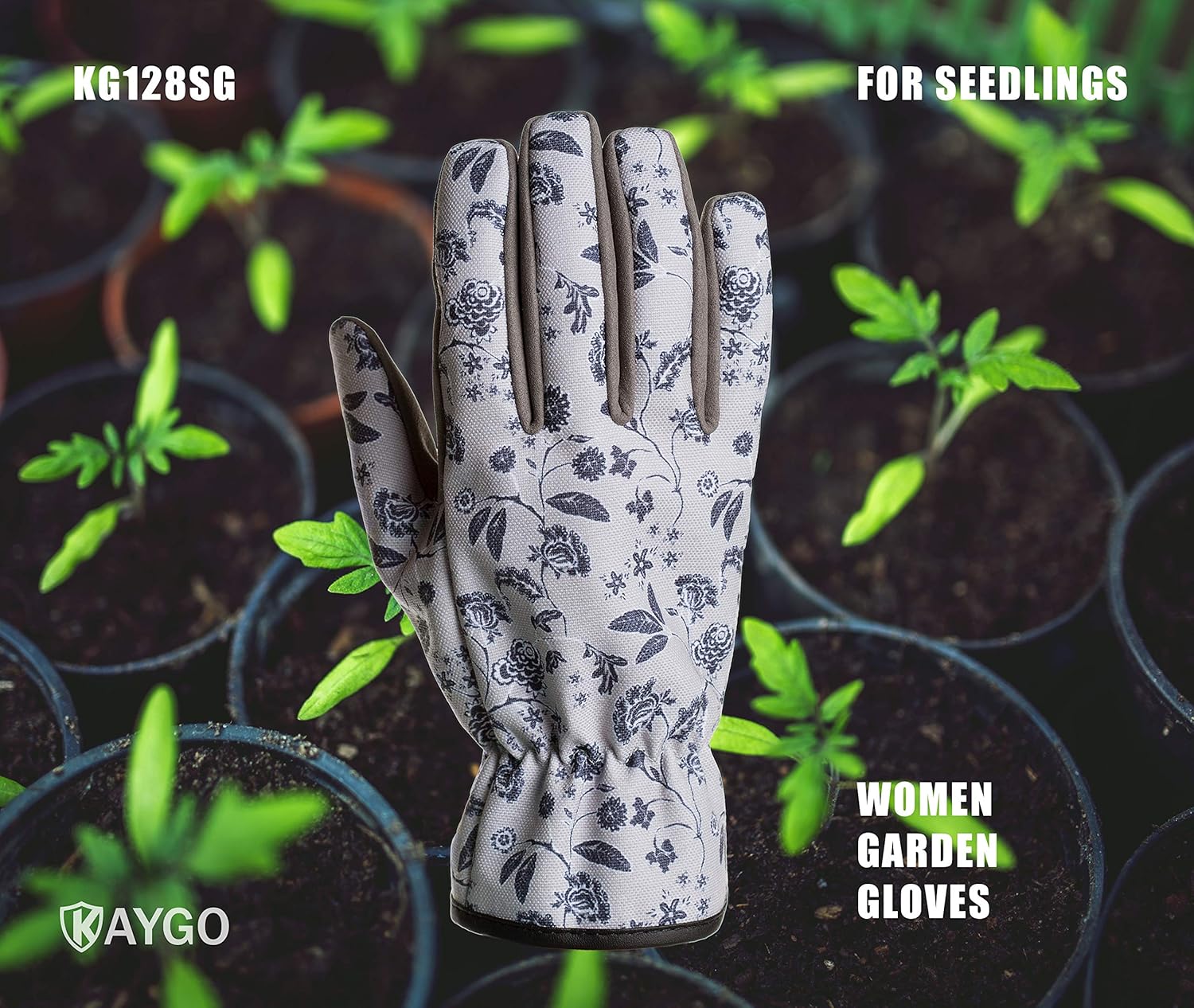 KAYGO Women Garden Work Gloves, KG128SG, for Every Beautiful Women and Her Lovely Garden (Medium): Home Improvement