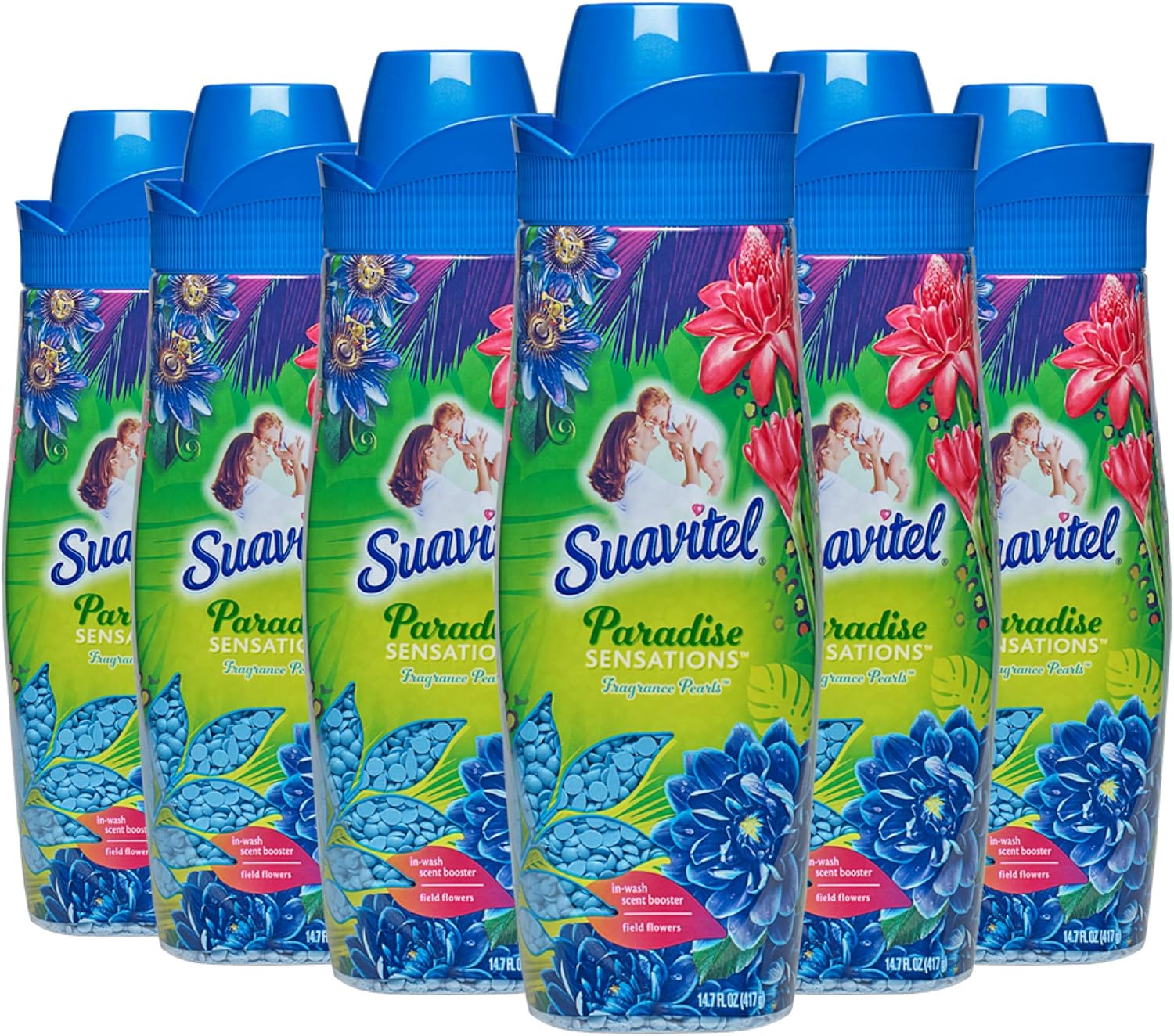 Suavitel Laundry Fragrance Pearls Scent Booster, Field Flowers 14.7