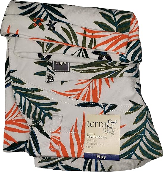 terra & sky capri jeggings