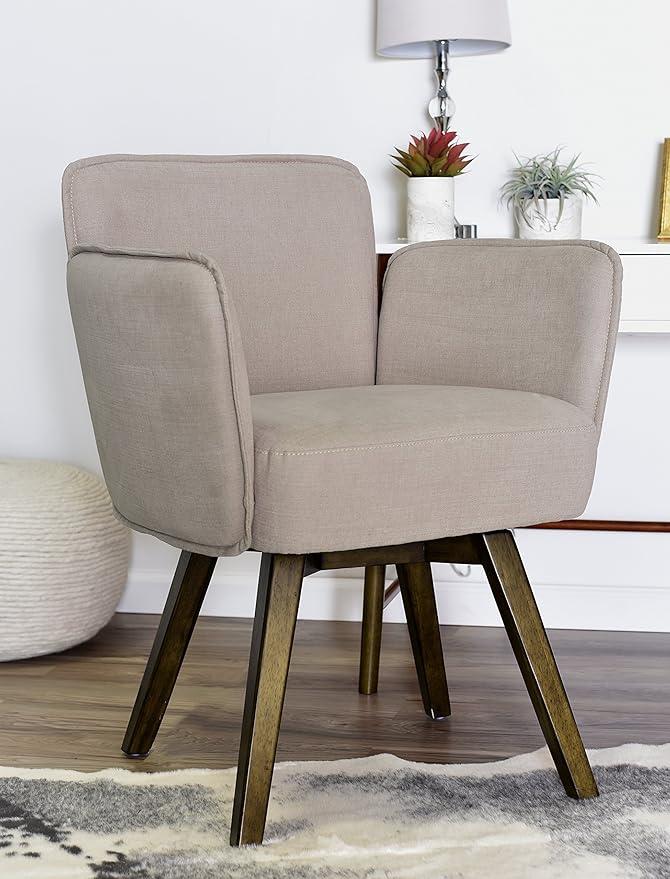 Elle Decor Esme Upholstered Home Office Desk Chair with