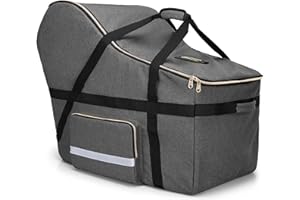 Teamoy Infant Car Seat Travel Bag, Car Seat Gate Check Bag Tote, Padded Car Seat Bag Compatible with All Nuna Pipa Car Seat a