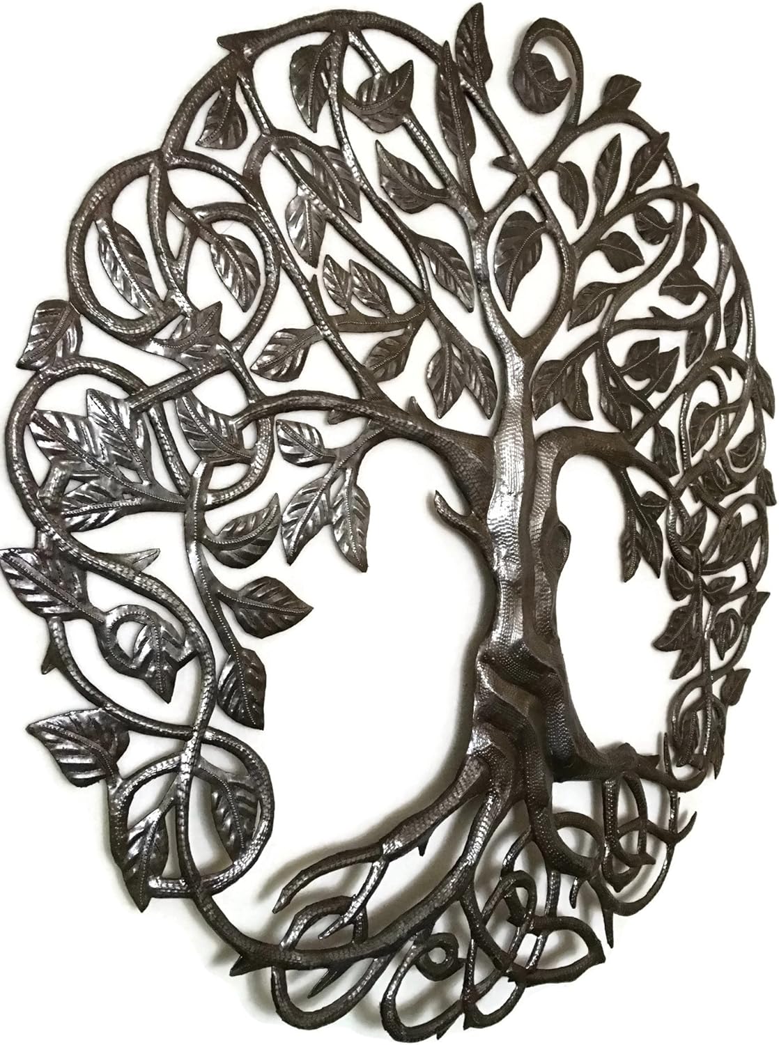 tree of life outdoor wall art on Amazon Com Large Celtic Tree Of Life Decorative Artwork Outdoor Wall Art Recycled Metal Haiti 33 X 33 Inches Everything Else