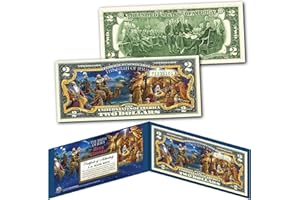 Merrick Mint Birth Of Jesus - Christmas - Nativity Uncirculated Two Dollar Bill Special Edition Collectible Display Holder and Certificate