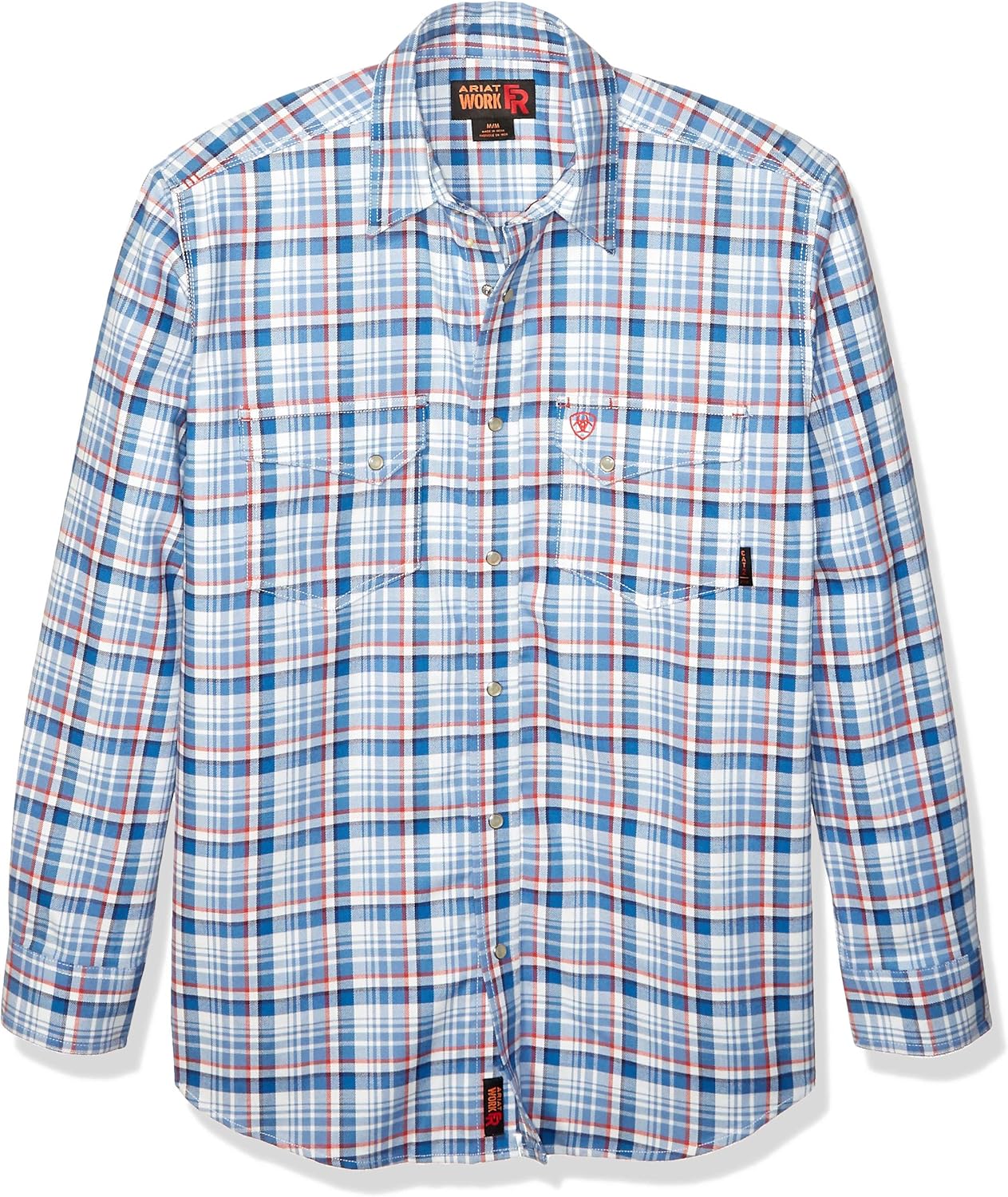 ARIAT Men's Flame Resistant Work Shirt at  Men’s Clothing store