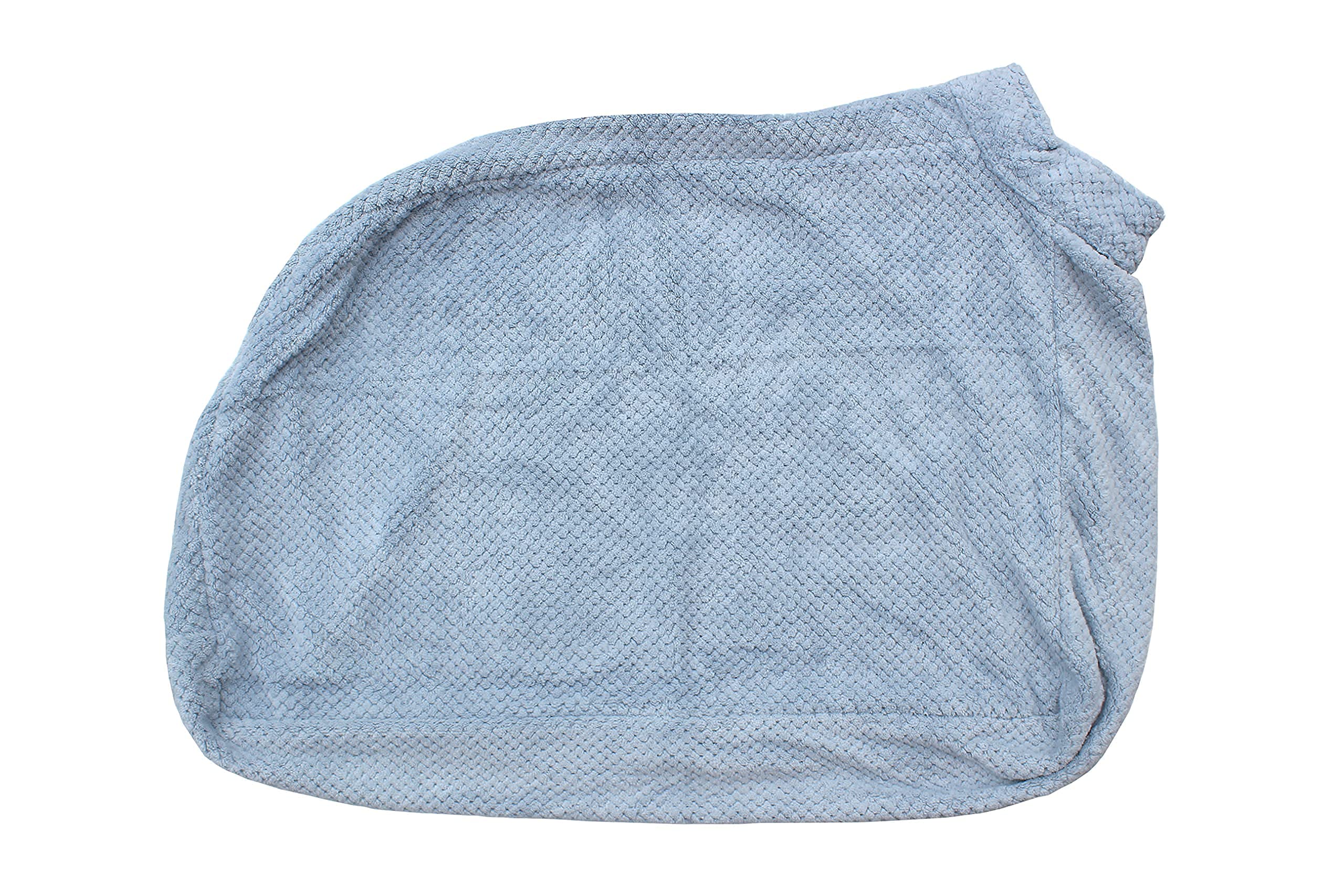 pet wiz Premium Microfibre Dog Drying Bag | Super Absorbent & Fast Drying Bathrobe Towel (Small, Sky Blue)