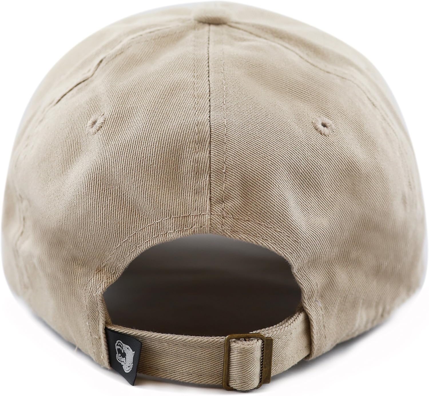 The Hat Depot Low Profile Tactical Operator USA Flag Buckle Cotton Cap (Khaki): Clothing