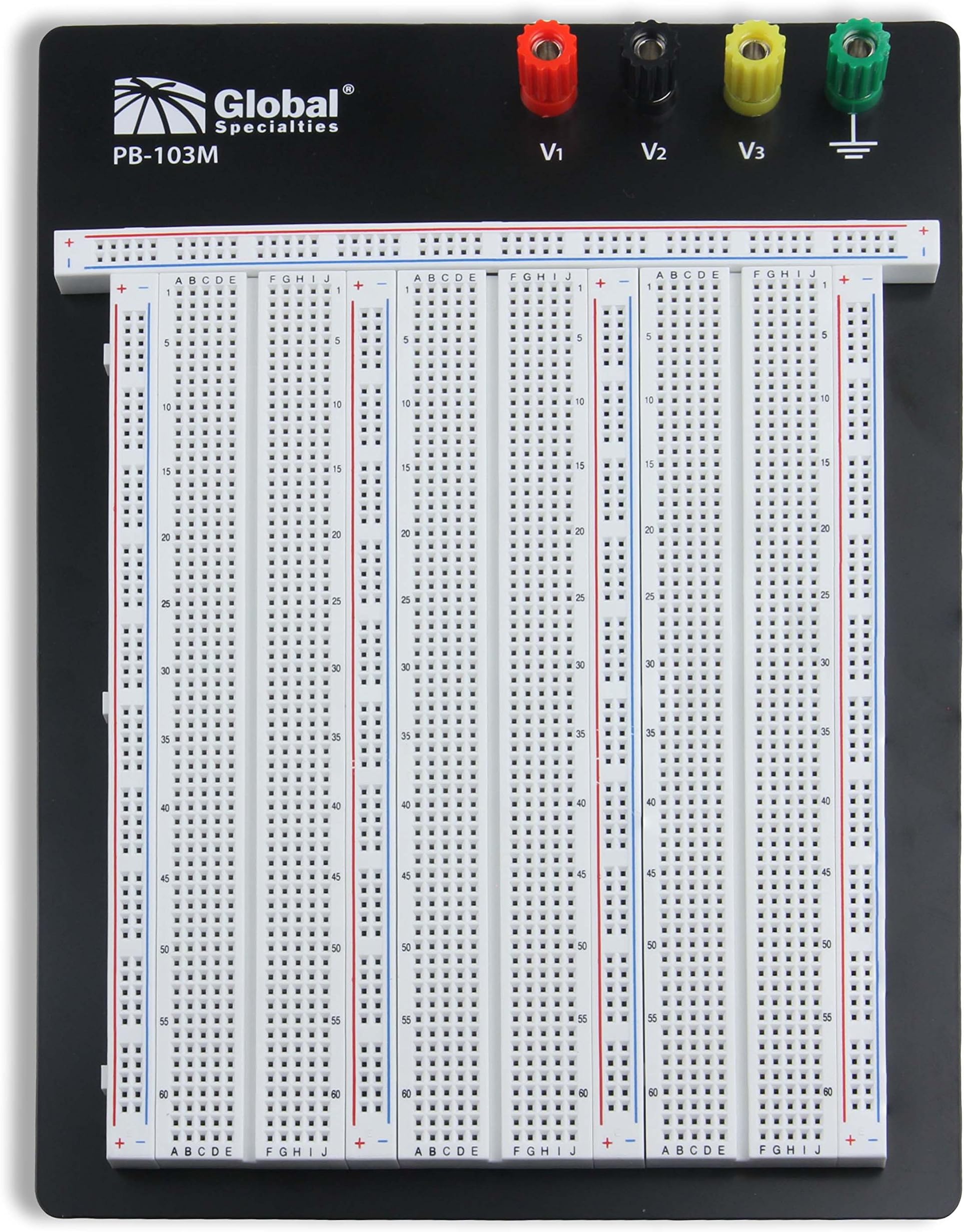 Global SpecialtiesPB-103M Externally Powered 2390 Tie-Point Breadboard