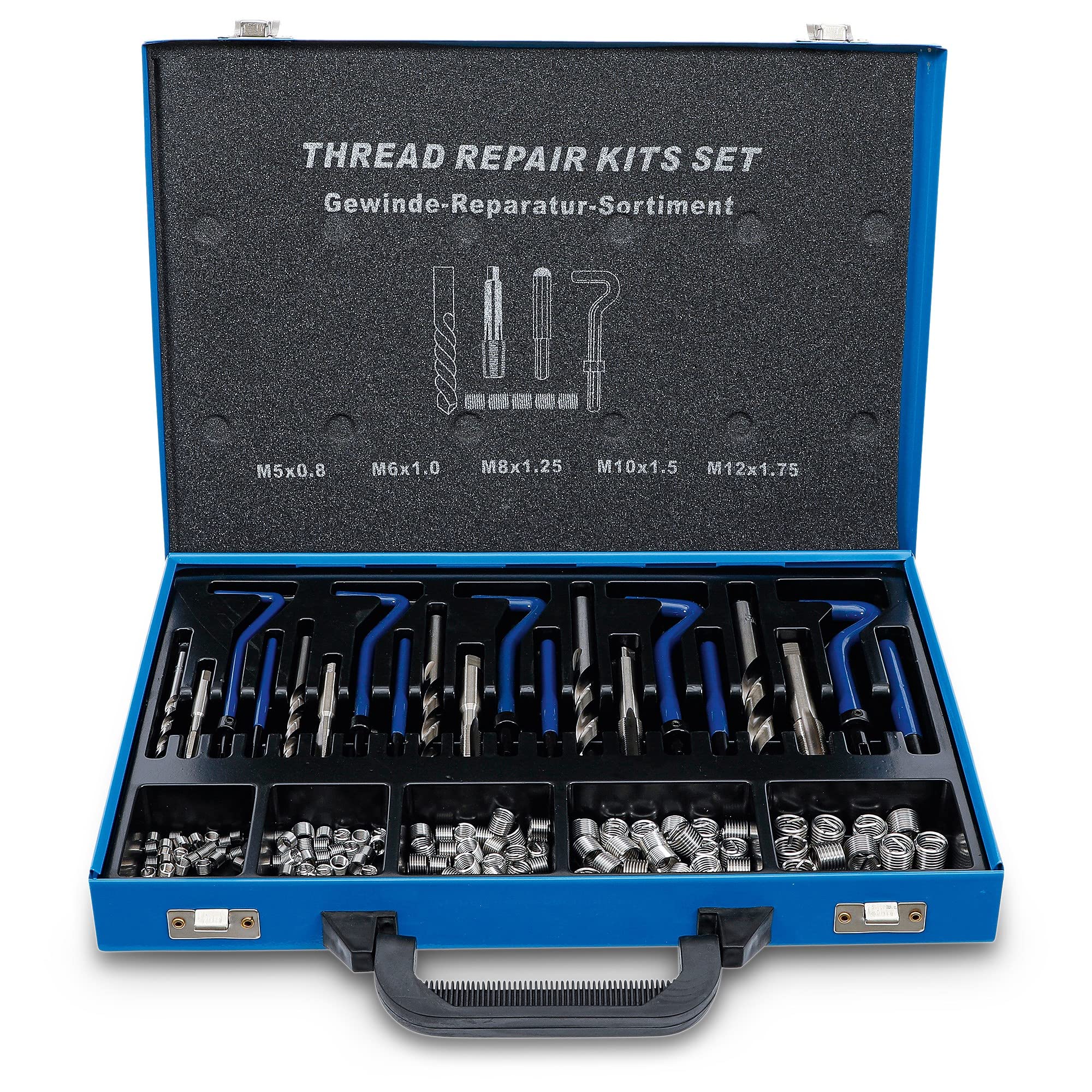 BGS 1950 | Thread Repair Kit | M5 - M12 | 130 pcs.