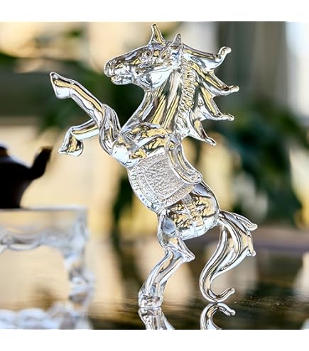 クリスタル　Running Horse Amazon.com: Petrichor Victory Galloping Running Horses Pair