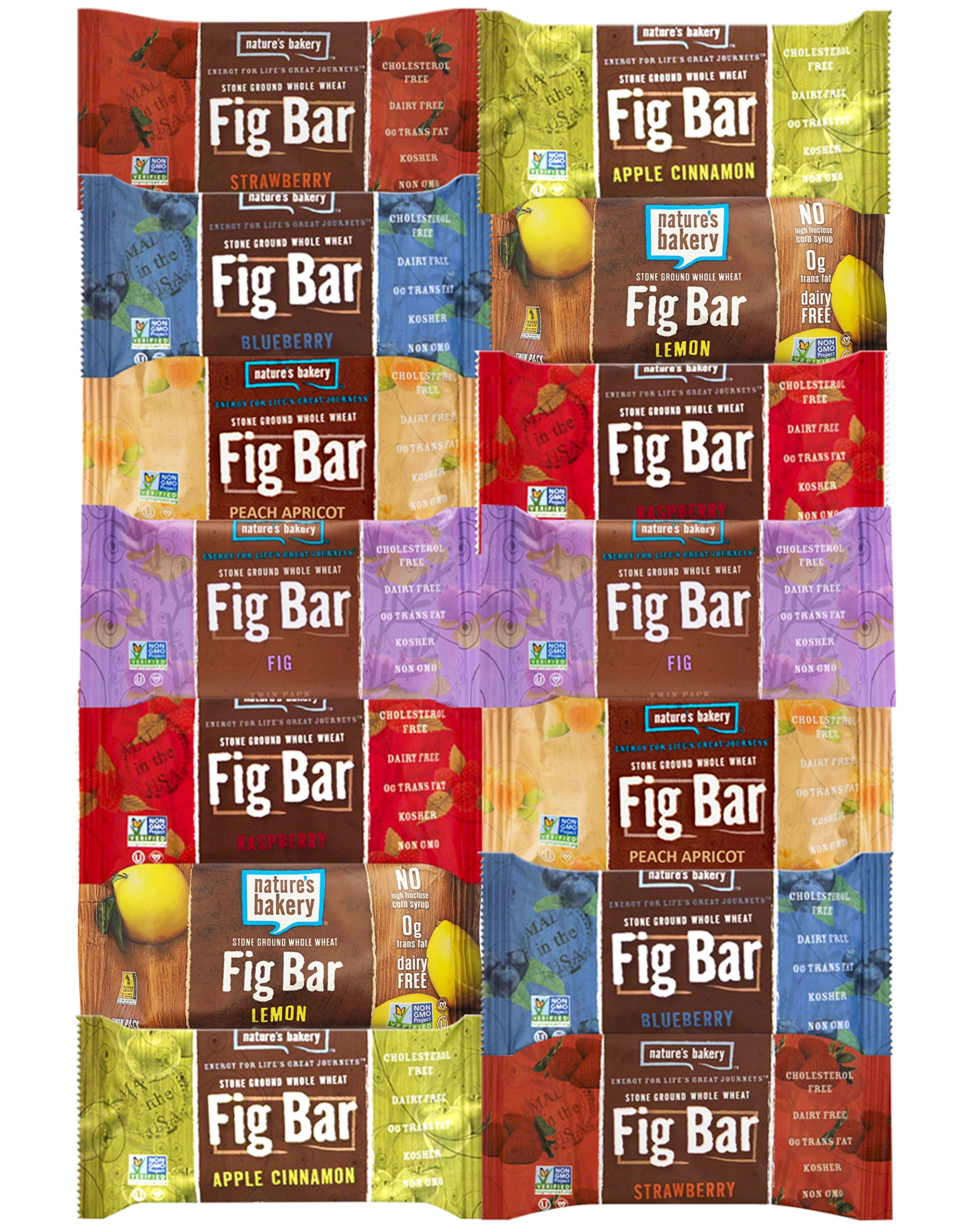 Nature's Bakery Stone Ground Whole Wheat Fig Bar Variety Pack Sampler