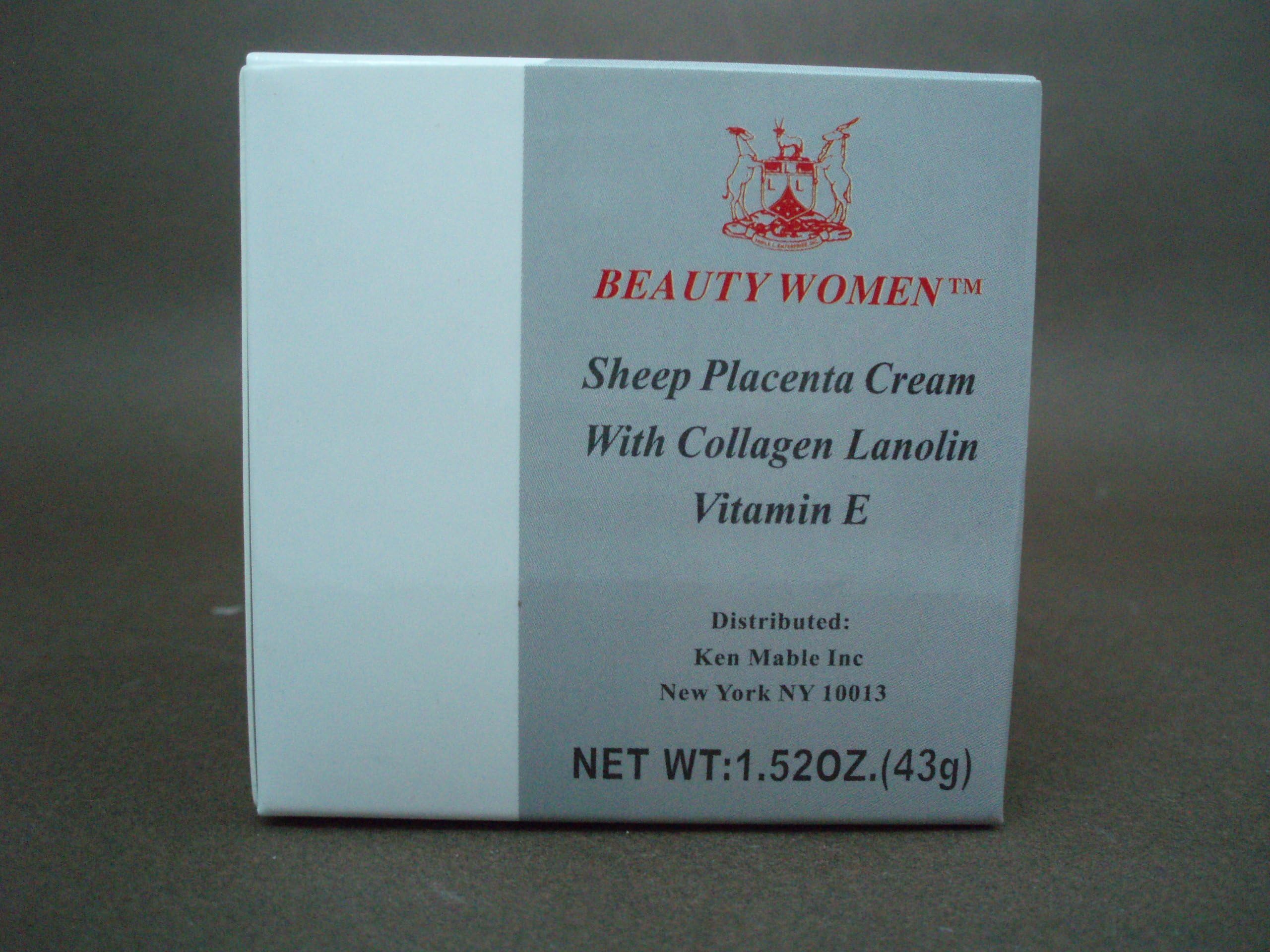 Sheep Placenta Cream with Collagen & Vitamin E by Beauty Women