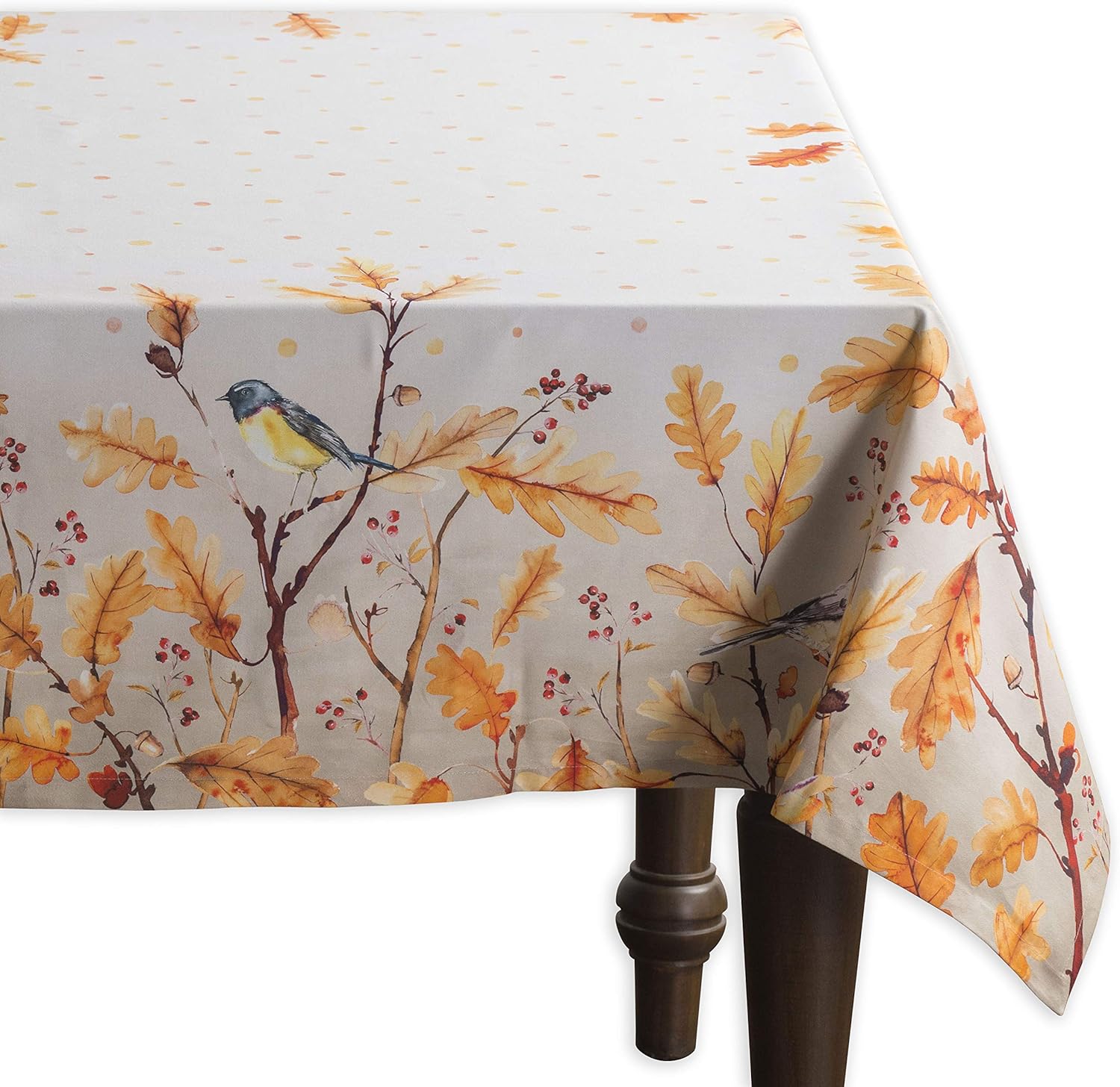 Best 52 x 70 autumn table cloth leaves theme