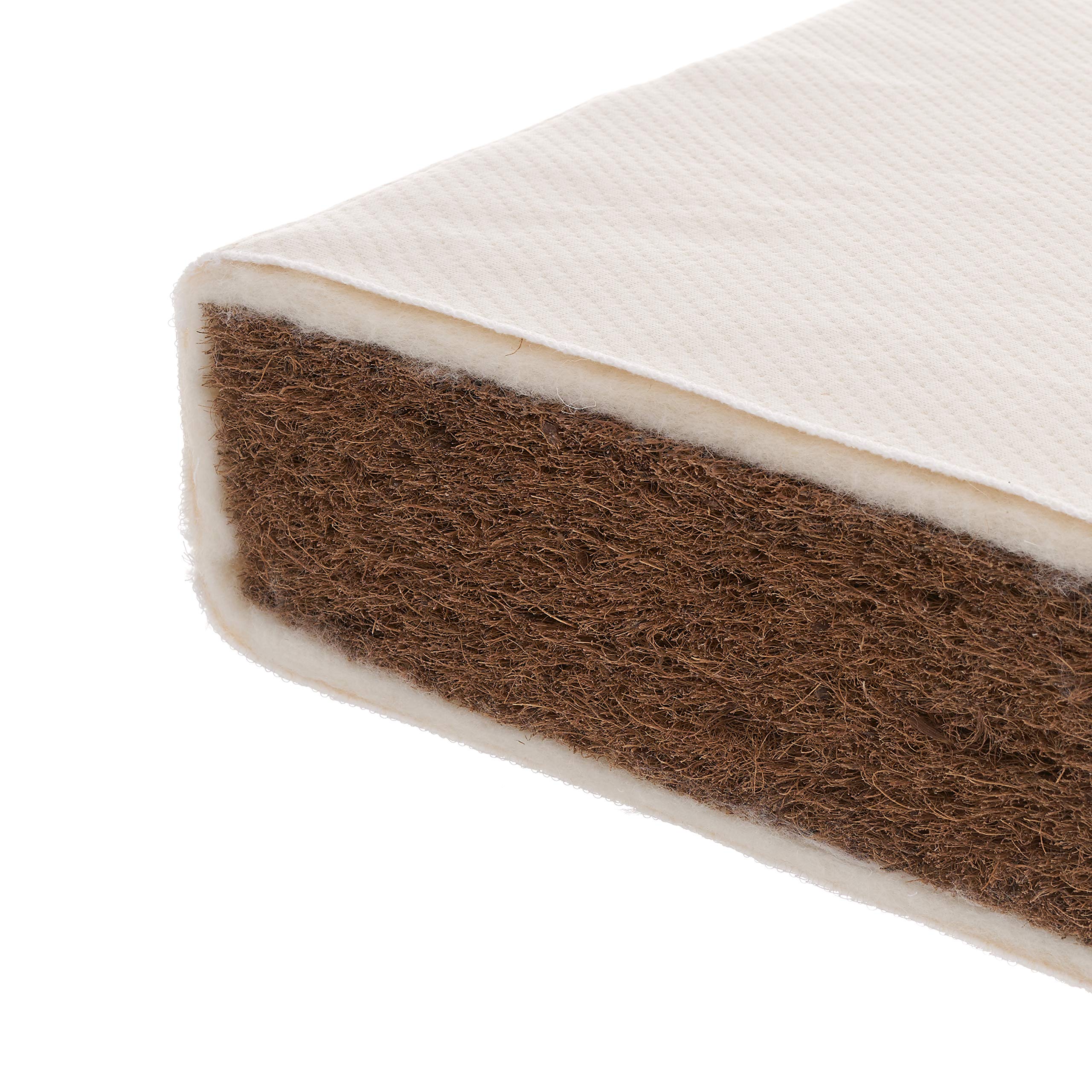 Obaby Natural Coir Wool Cot Bed Mattress (140 cm x 70 cm)