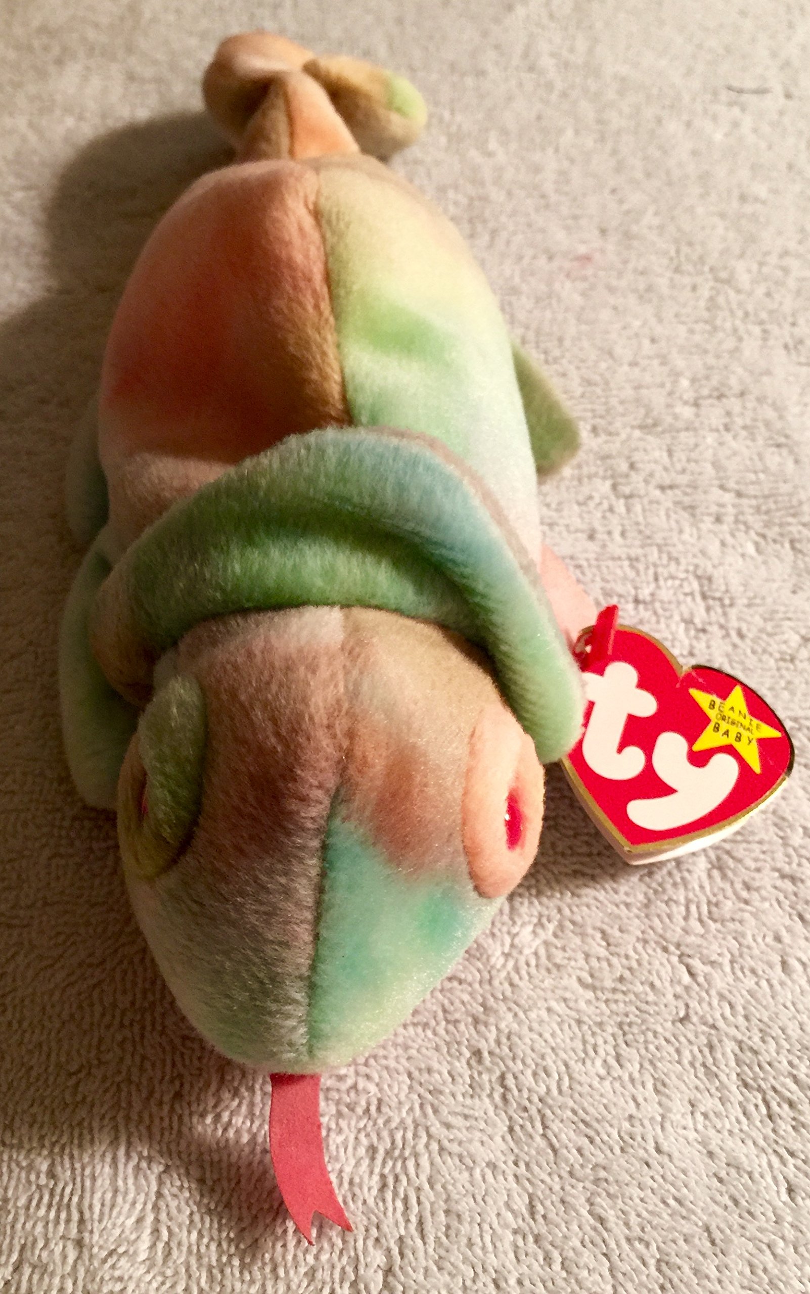 Beanie Baby - Rainbow the Lizzard (October 14, 1997) RETIRED