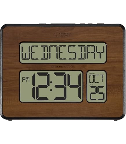 Amazon.com: La Crosse Technology 512-14937-INT Atomic Digital Wall