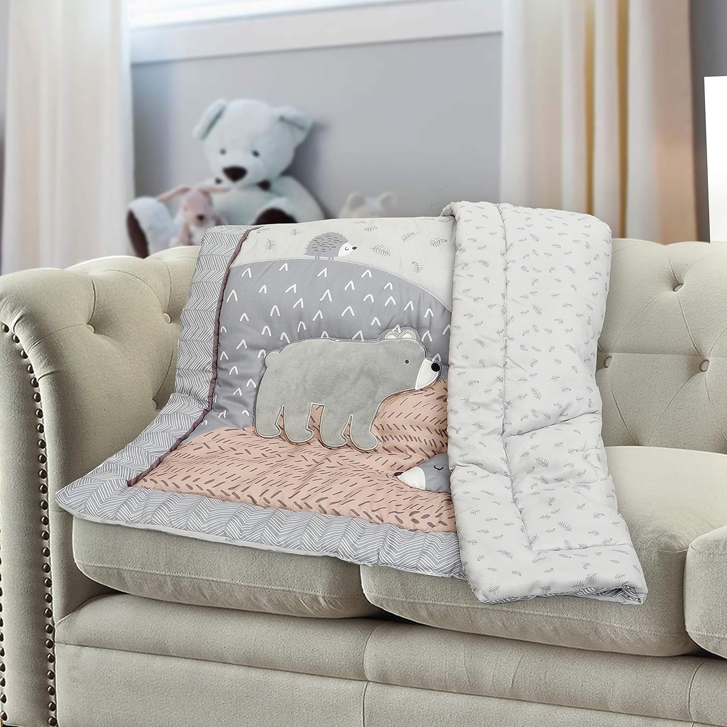 owl crib bedding set boy