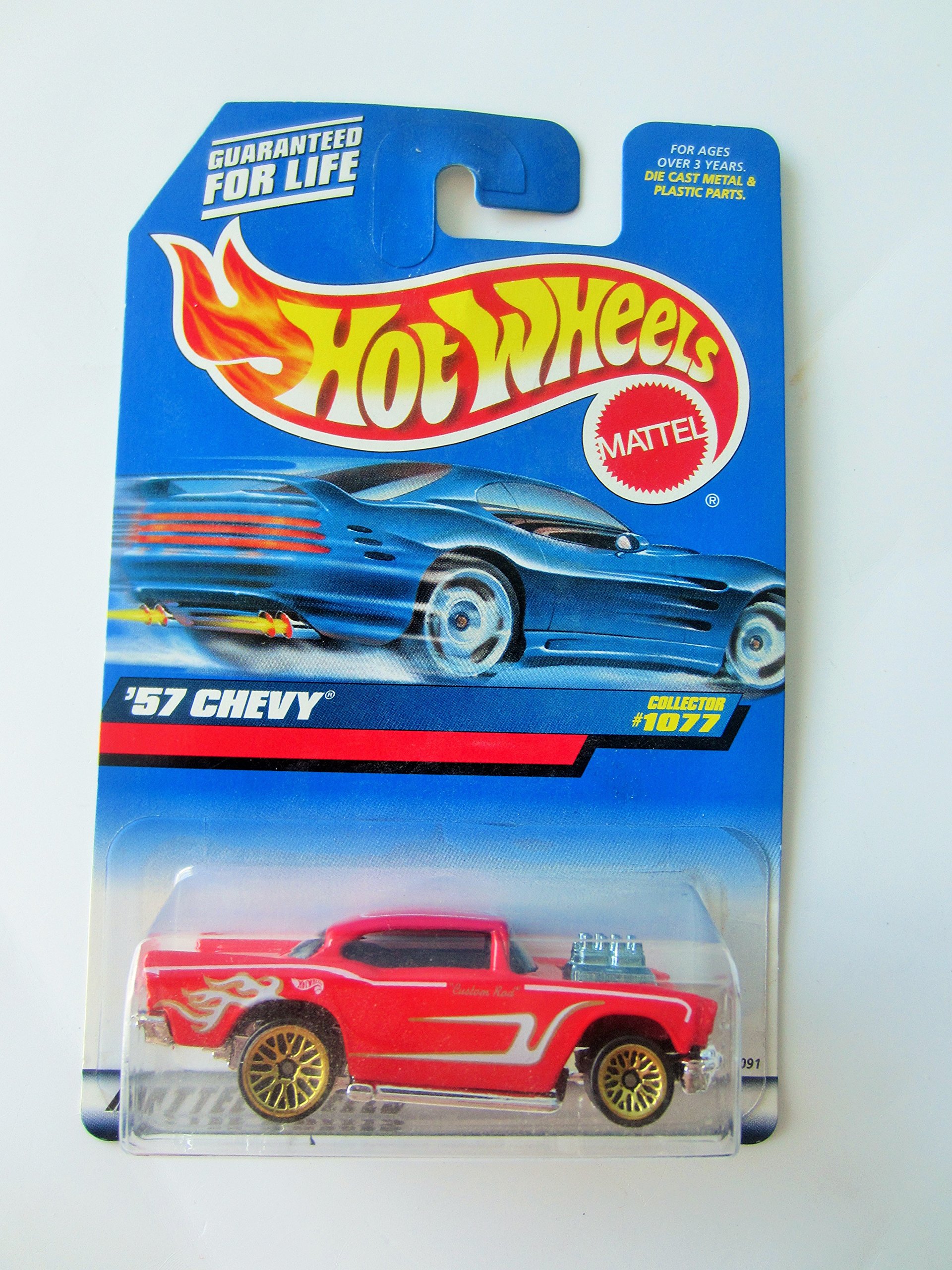 Hot Wheels57 Chevy Coll #1077 RED 1:64 Scale