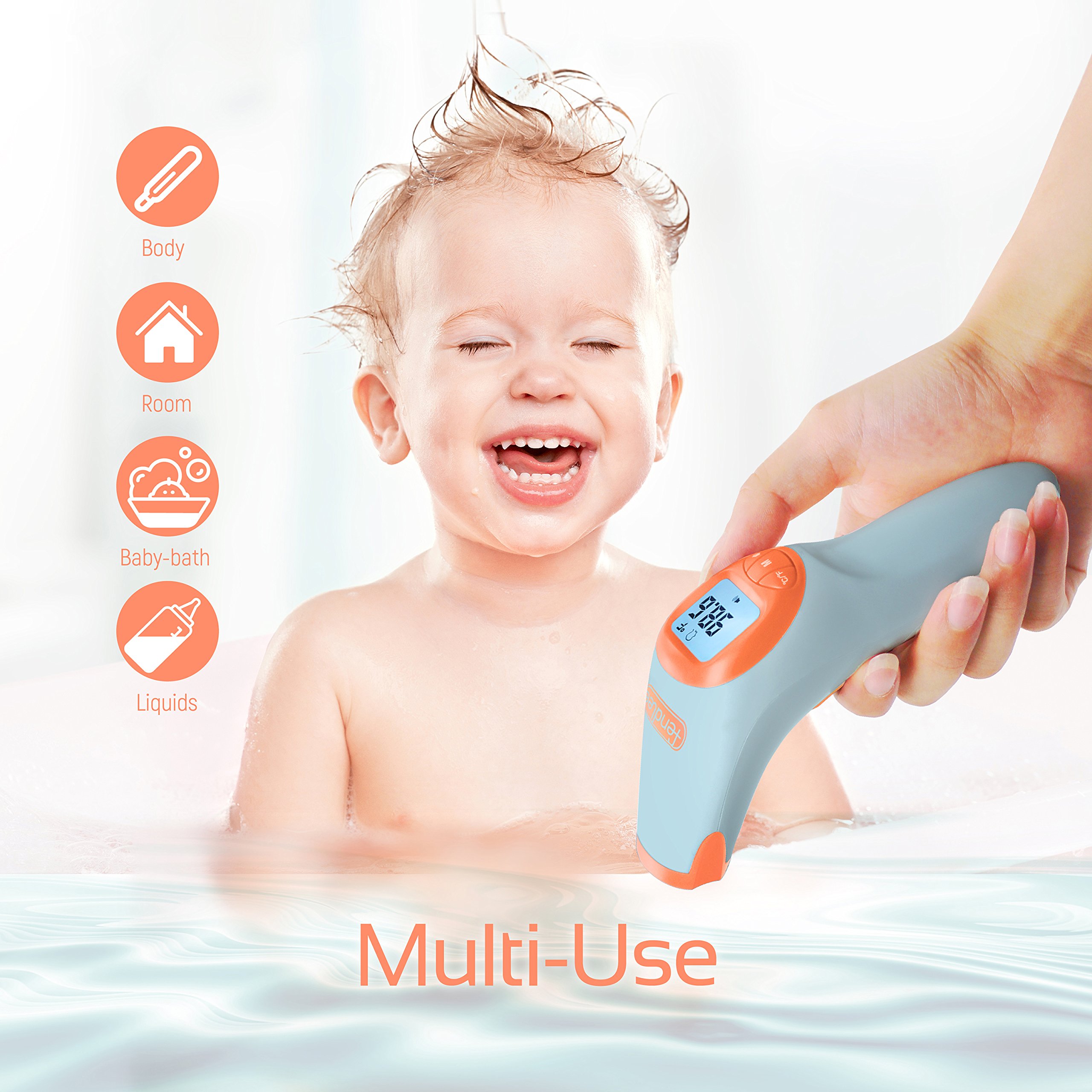 Fendlee Digital Infrared NonContact Forehead Thermometer Suitable for