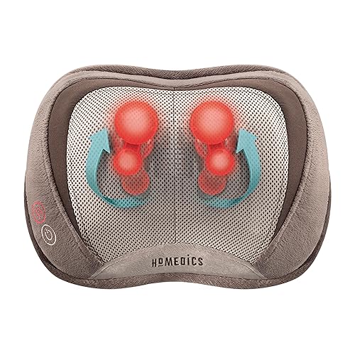 HoMedics Back and Neck Massager, Portable Shiatsu All Body Massage