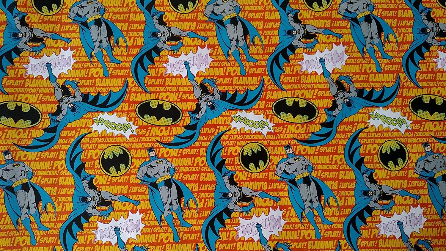 Hallmark DC Comics Batman Heavy Duty Gift Wrapping Paper 22.5 Sq ft 1 Roll