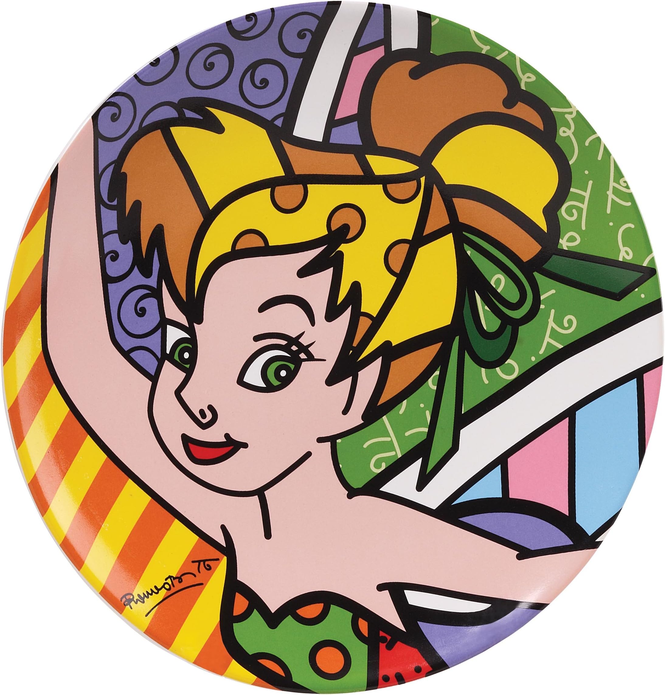 Disney Britto Tinker Bell Plate