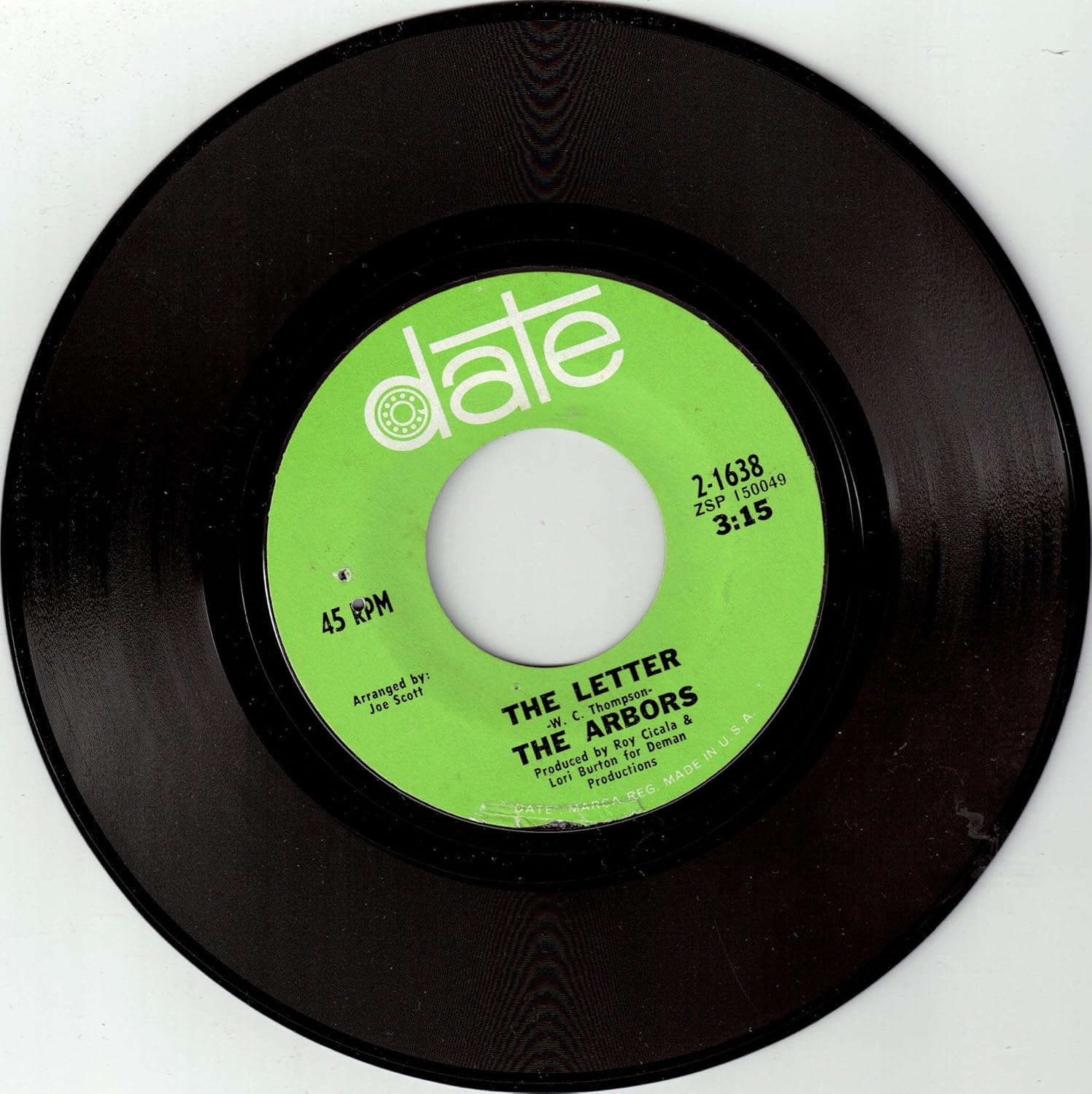Arbors ARBORS, THE / Letter, The / 45rpm record Music
