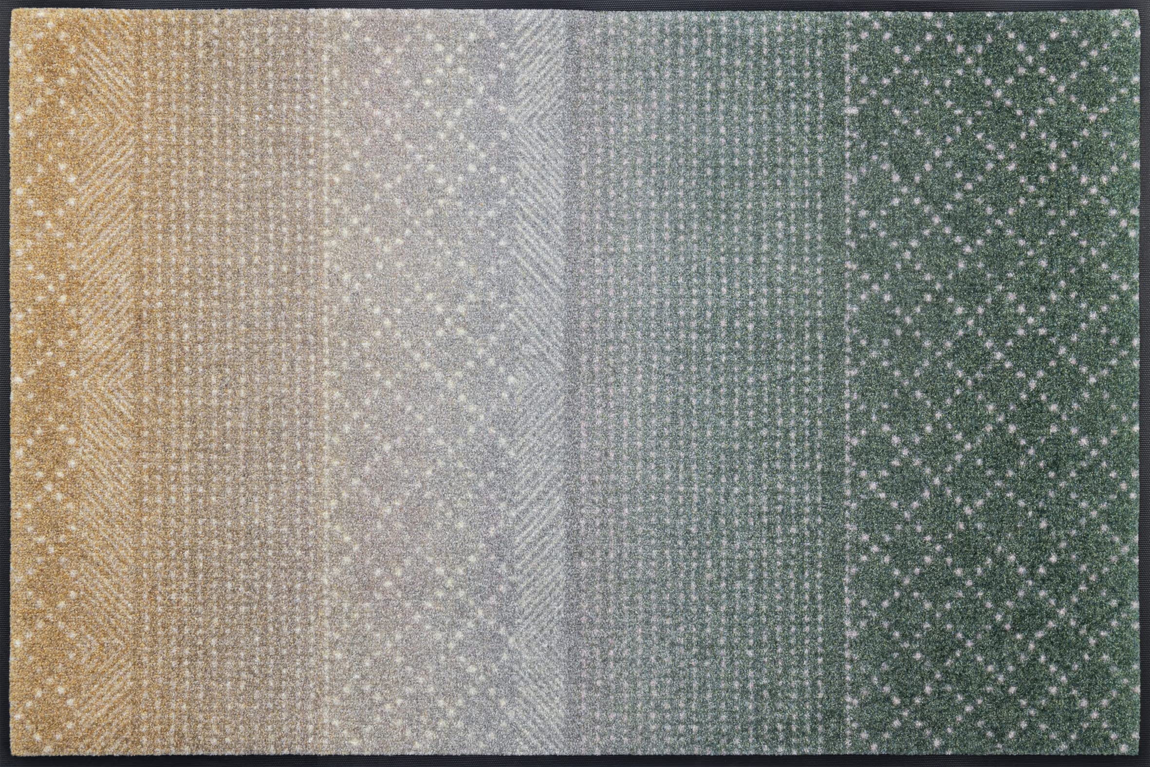 wash+dry Doormat Green Desert 75 x 120 cm Washable for Indoor and Outdoor Use