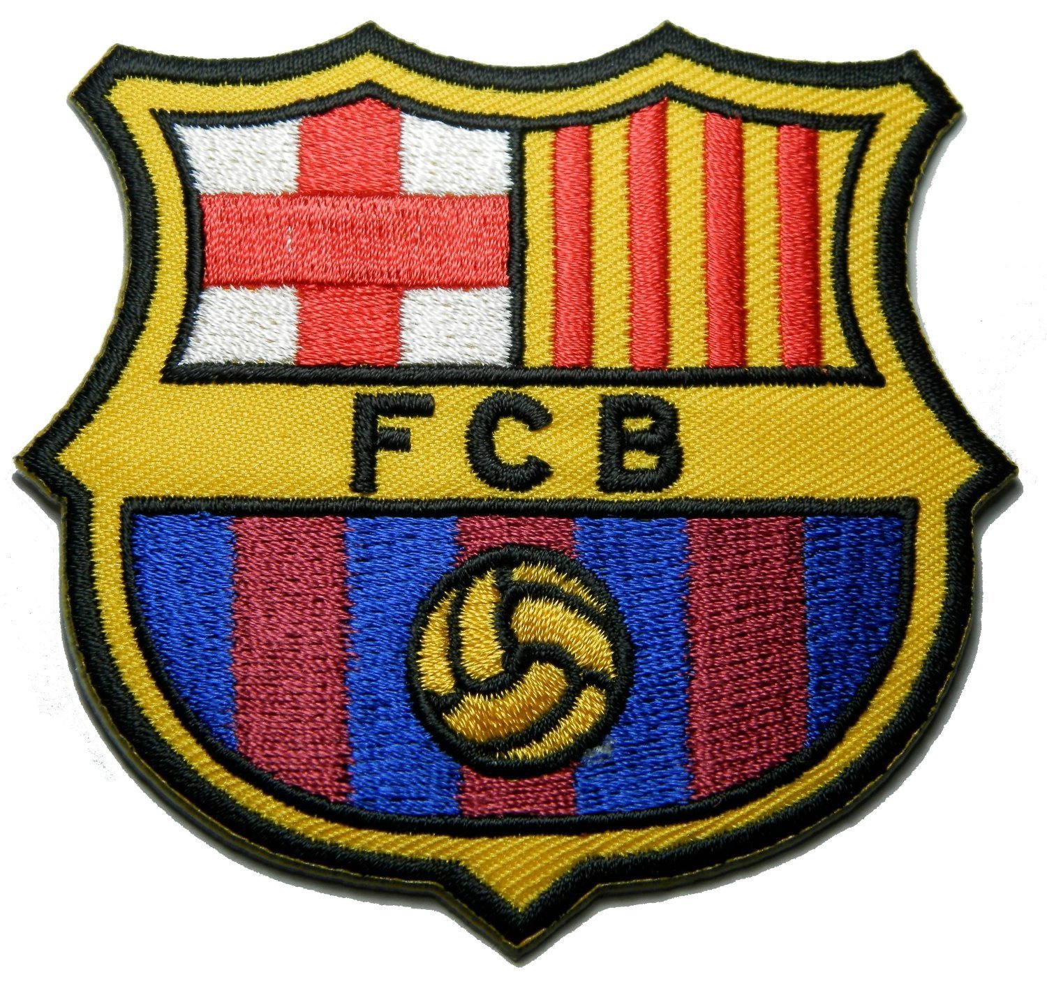 1 X Fc Barcelona Futbol Football Soccer Iron On Embroidered Patch Emblem Logo Badge Applique By Luk99 Amazon In Home Kitchen