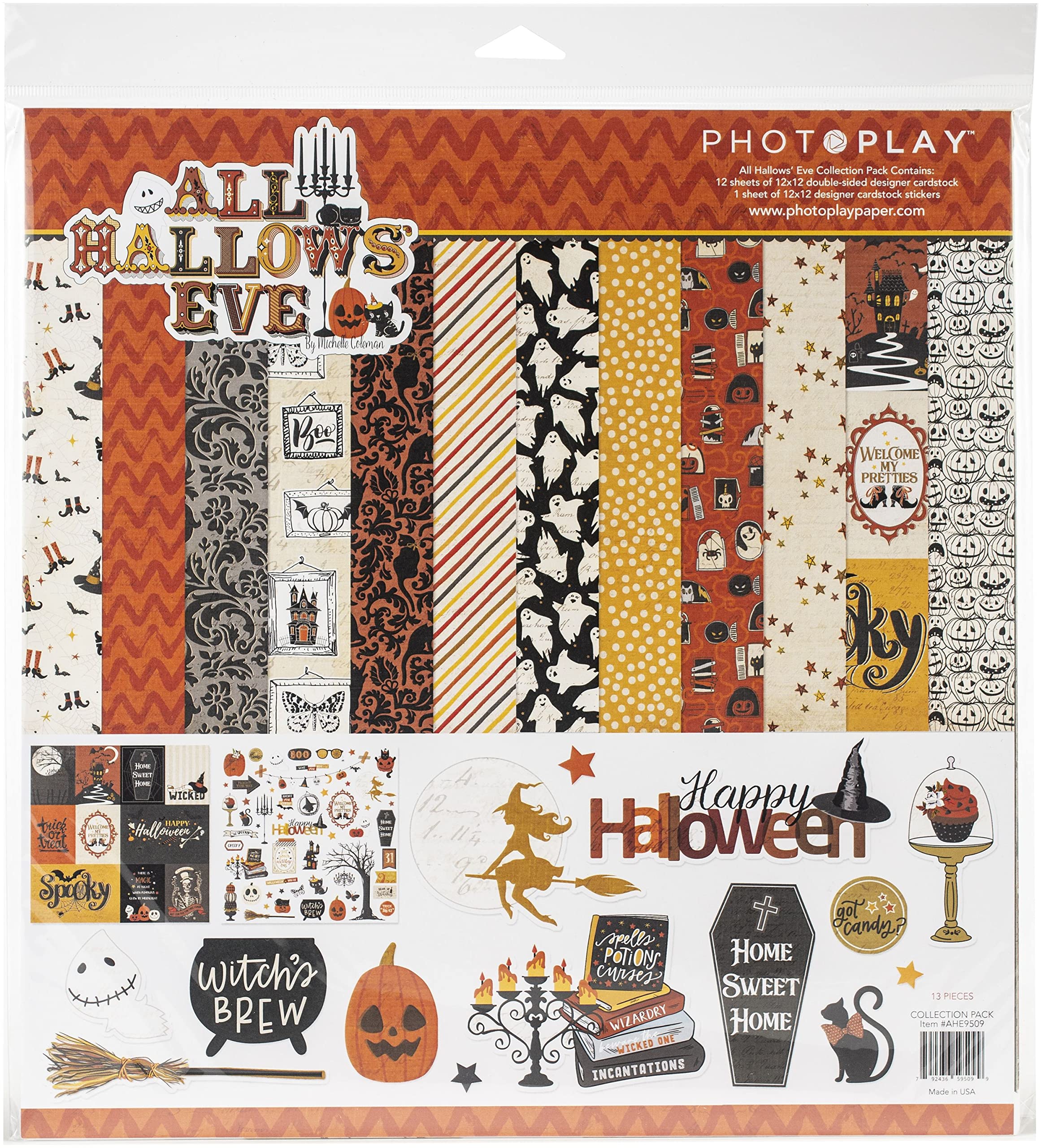 PHOTOPLAY COLLECTN 12X12, All Hallows' Eve, One Size