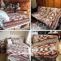 Pretyw Southwest Throw Blanket Aztec Blankets with