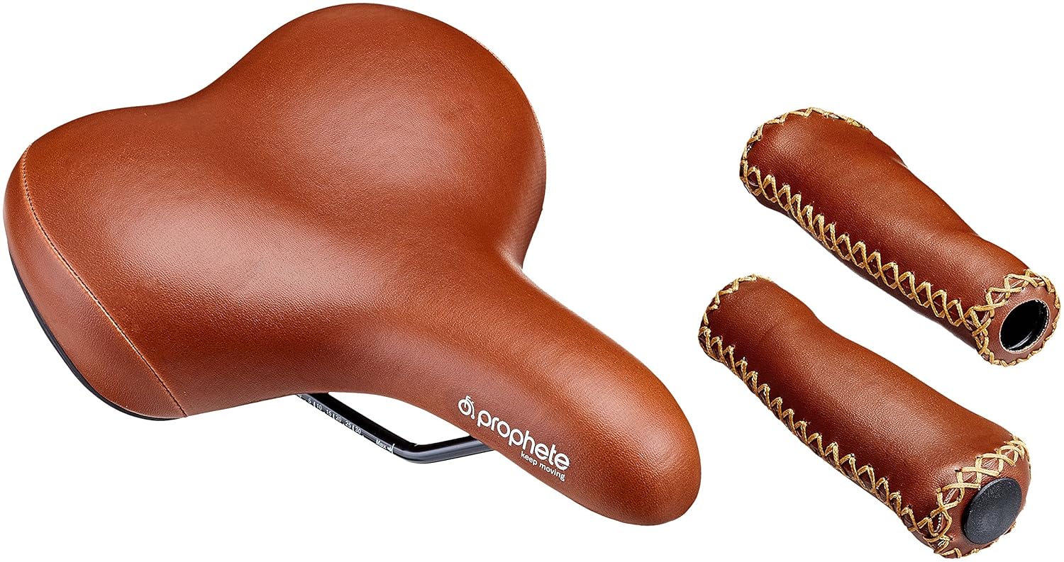 Prophete Sillín con relleno de espuma suspensión de elastómero doble y reflector