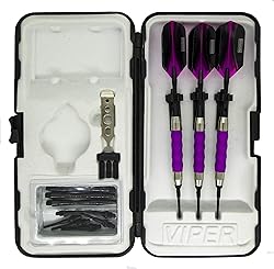 Sure Grip Viper Purple Soft Tip Darts with Dart