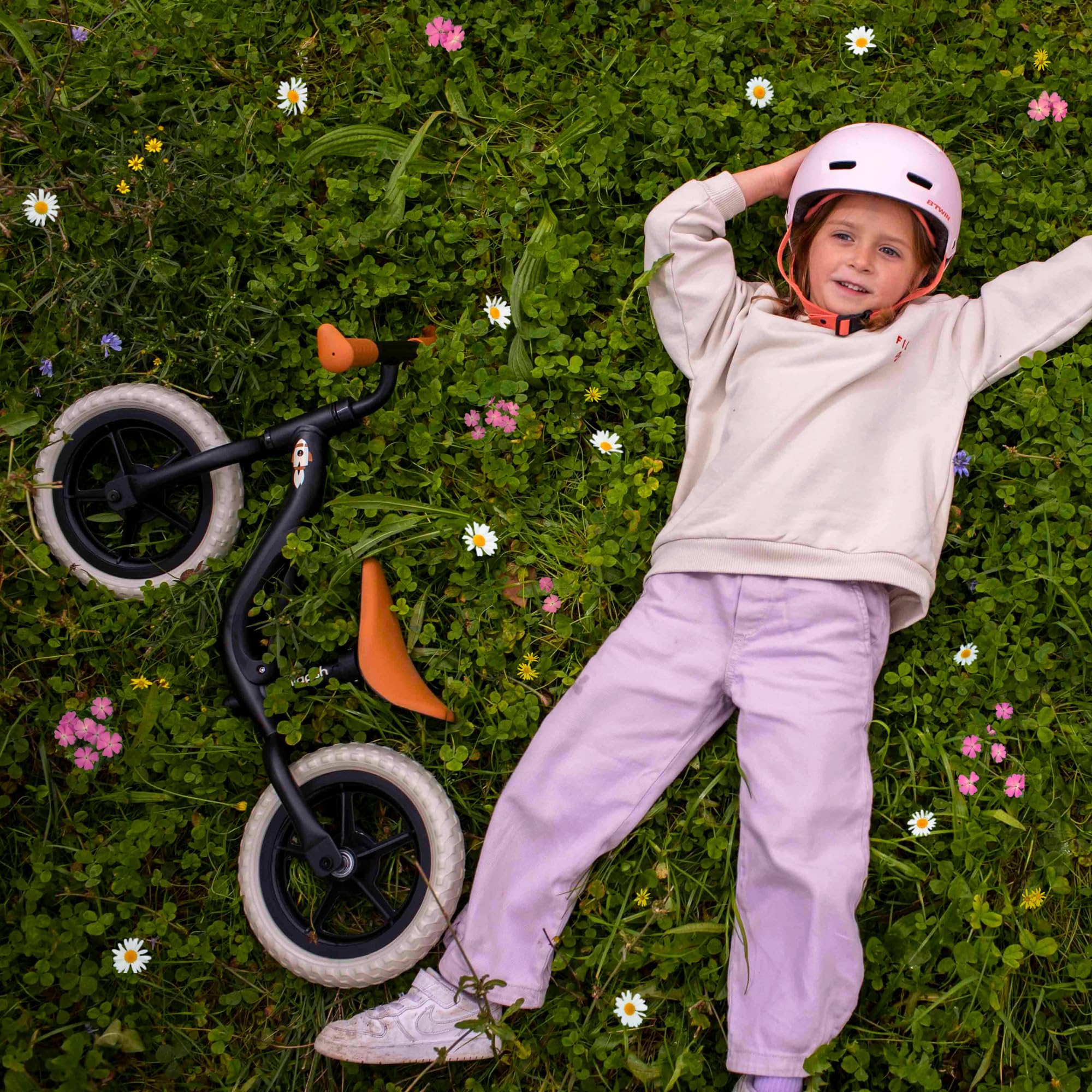 Chillafish Charlie Kids Balance Bike: Lightweight Frame, Toddler Bicycle with No-Puncture Tires, Adjustable Seat & Handle Bars, Easy Carry Handle