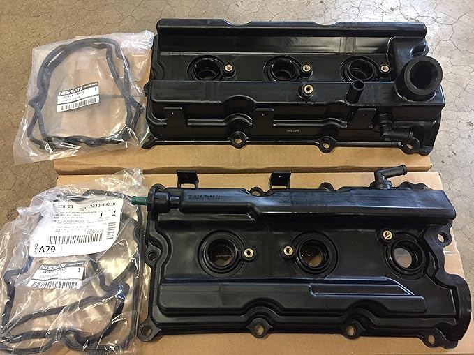 Amazon Com New Oem Nissan Frontier Xterra Pathfinder Set Of 2 Valve Covers And Gaskets Automotive